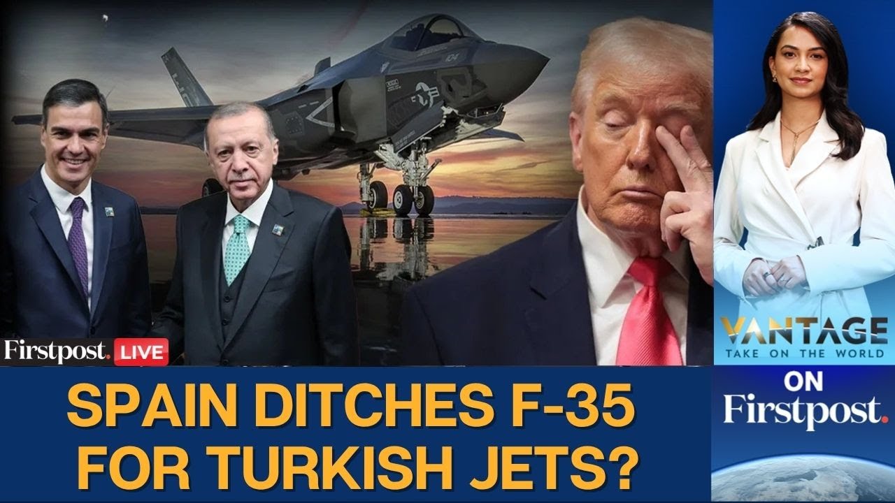 LIVE: Why is Spain Looking For Turkey's Stealth Fighter Jet Over Trump's F-35? |Vantage on Firstpost