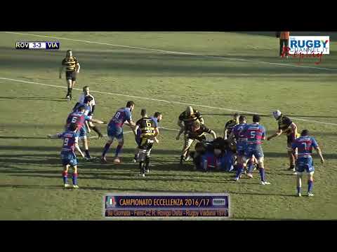 9a Giornata   Femi CZ R  Rovigo Delta   Rugby Viadana 1970 Eccellenza   2016 17