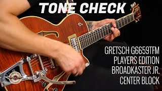 Video thumbnail for TONE CHECK: Grestch G6659TFM Broadkaster Jr. Demo | No Talking by Cream City Music