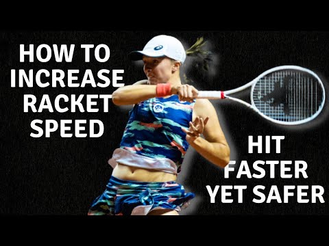 Increase your Racket Speed and hit with more spin, more power yet more control