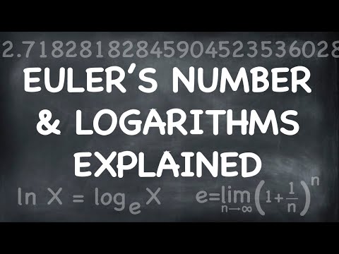 Understand Logarithms Euler s Number