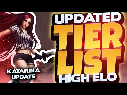 HIGH ELO TIER LIST - ALL ROLES PATCH 2.1a (Katarina Release : UPDATED) | Wild Rift New Patch!