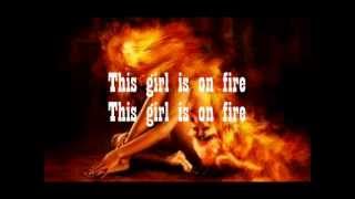 GIRL ON FIRE (inferno version) by Alicia Keys ft. Nicki Minaj (lyrics)