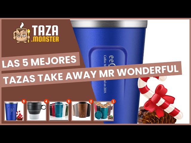 Vídeo relacionado con Mr. Wonderful - Taza - La taza, siempre medio llena - Taza de Café Personalizada - Taza de Cerámica con Mensaje Divertido