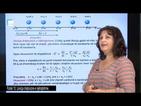 Fizikë 10 - Lëvizja drejtvizore e njëtrajtshme