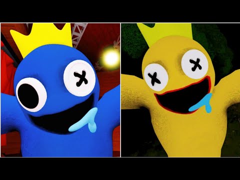 Rainbow Friends Blue Vs Rainbow Friends 2 Yellow