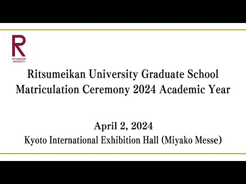 Ritsumeikan University’s GraduateSchool 2024