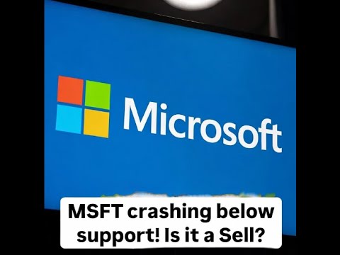 Microsoft Crashing Below Key Support! What's Next? MSFT