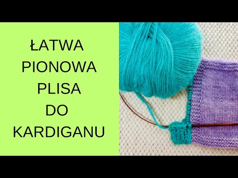 VERTICAL PLEAT FOR A CARDIGAN THE EASIEST WAY