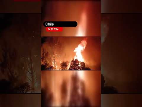 🔥🚒 ALERT: Intense combat against wildfires erupts in La Araucanía, Chile! The Angol region