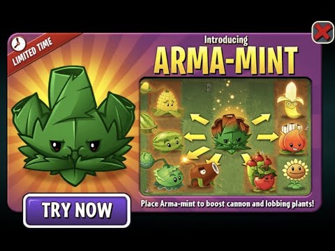 Pvz2 Arma-mint Family Gameplay