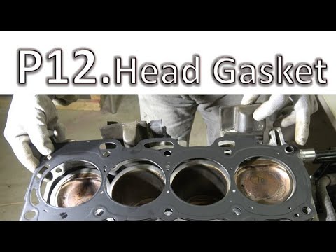 P12/27. Cylinder Head Gasket. How to Assemble Toyota Camry 2.4 VVT-i engine: Cylinder Head Gasket.