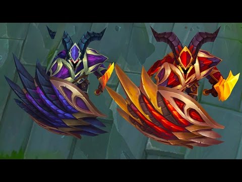 Dragonslayer Pantheon Chromas - League of Legends PBE