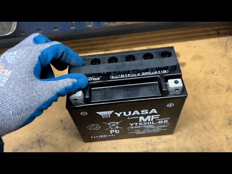 How To Fill a New Yuasa Battery With Electrolyte