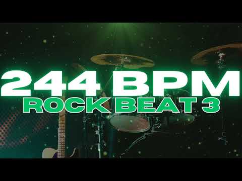 244 BPM - Rock Drum Beat - Loop 3