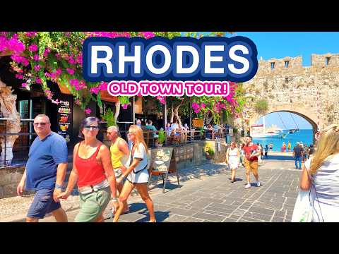 RHODES OLD TOWN | A Tour of Old Town Rhodes, Greece!