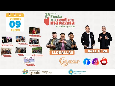 🌱🍎 38ª Fiesta Provincial de la Semilla y la Manzana  - Viernes 09