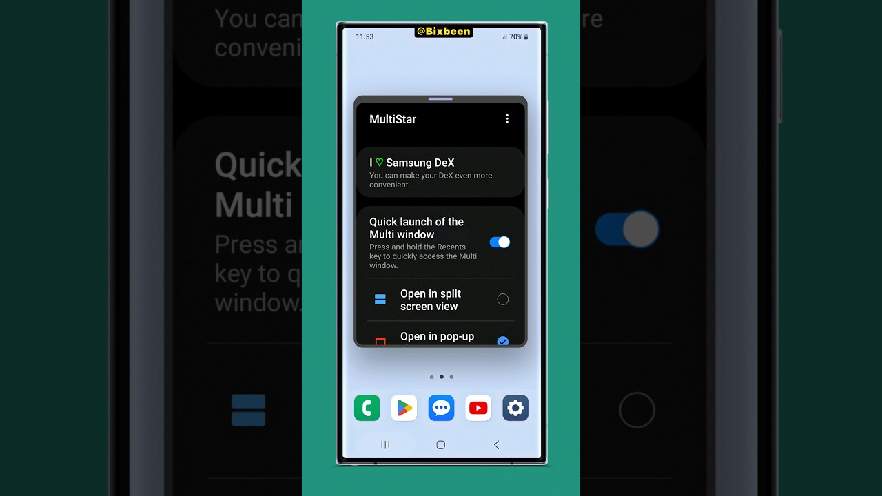 Open Pop-up view Quickly | Good lock multistar feature