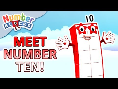 @Numberblocks- Meet Number Ten | Learn to Count | Meet the Numberblocks - Kingdom Kids Zone, Little Learners - Numberblocks