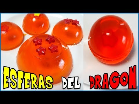 como hacer ESFERAS DE DRAGON, dragon ball, # 522 | Chef Roger Video