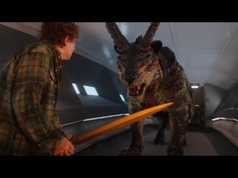 Percy Jackson vs Chimera Sacrifices Himself to Save His Friends Full Fight Scene Episode 4 Disney+