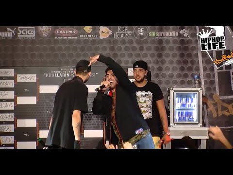 Joker vs Taha Player *İLK TUR* Hiphoplife Freestyle King 3 (2012) #FK3