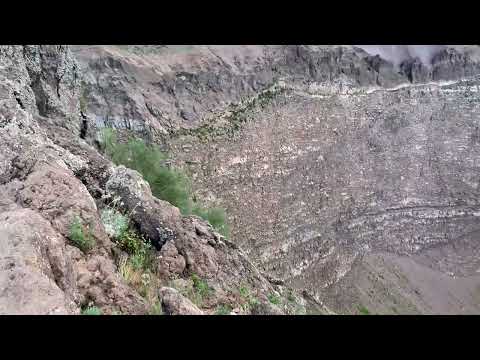 Mount Vesuvius Crater. Destroyed Pompei 79 AD