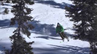 preview picture of video 'Skiing Snowbird and Alta Backcountry - 2014'