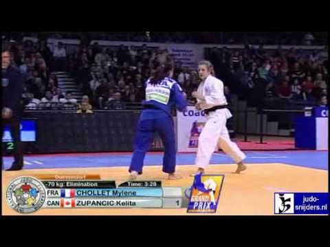 Judo 2010 Grand Prix Dusseldorf: Mylene Chollet (FRA) - Kelita Zupancic (CAN) [-70kg]
