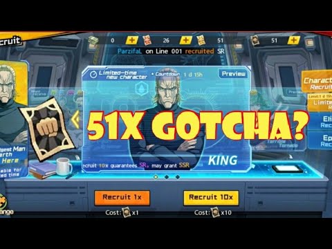 KING SUMMON 51X LIMITED VOUCHERS "ONE PUNCH MAN: The Strongest"
