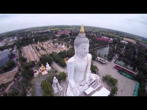 FPV Quadcopter - TBS Discovery - Khlong Tha Dan Dam - Wat Phai Rong Wua - Thailand