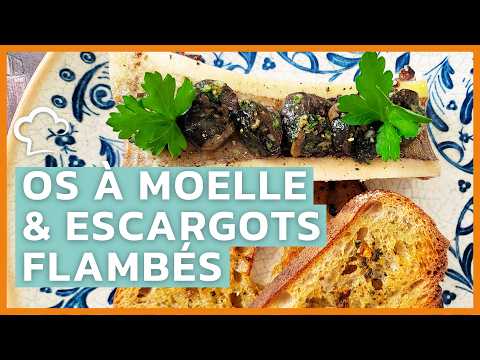 Os à Moelle Rôtis et Escargots Flambé | Recette Food’Cuisine