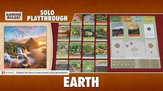 Earth - Solo Tutorial & Playthrough