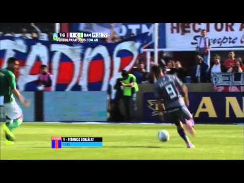 Gol de González. Tigre 1 Banfield 0. Fecha 28. Torneo Primera División 2015.FPT