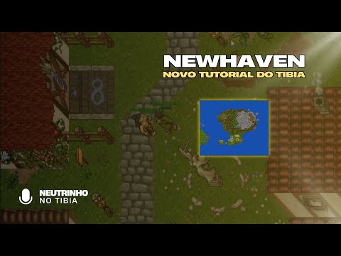TIBIA - TEACHING A NEWBYN HOW TO PLAY | NEWHAVEN (NEW TUTORIAL)