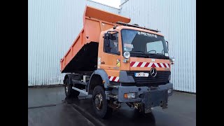 Camion-benne Mercedes-Benz Atego 1828 4x4 121000km | Image 4 - Autoline