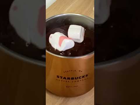 Hot chocolate in one minute #hot-chocolate #youtubeshorts
