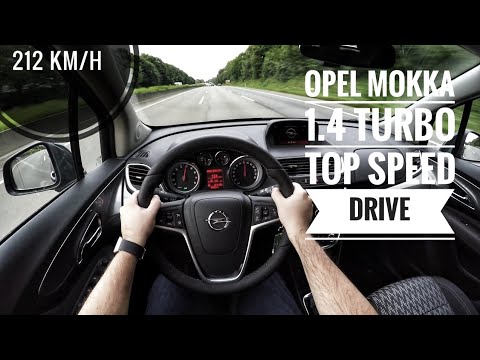Opel Mokka 1.4 Turbo (2016) - POV on german Autobahn - Top Speed Drive