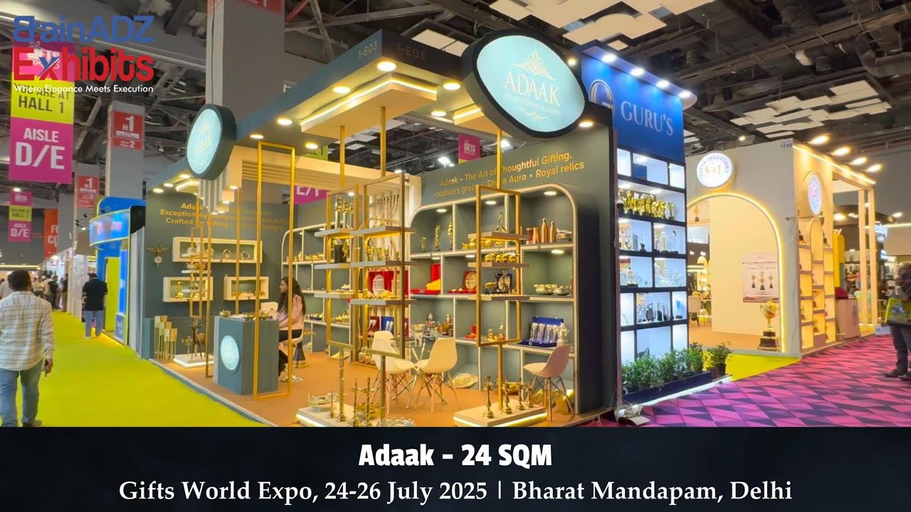 Adaak at Gifts World Expo 2025 – Designed & Executed by BrainADZ Exhibits