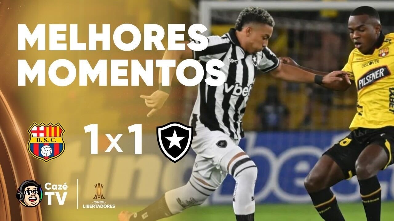 MELHORES MOMENTOS: BARCELONA 1 X 1 BOTAFOGO | CONMEBOL LIBERTADORES 2026 | PRÉ-LIBERTADORES