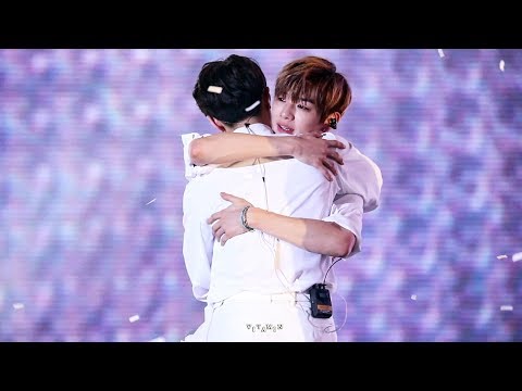 190127 [Therefore] 워너원 멤버들 안아주는 관린이