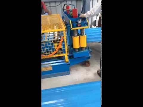 Automatic steel roof sheet forming machine, 1220 mm