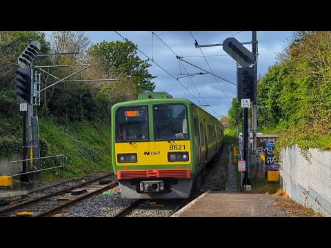 Irish Rail 8520 class Dart train 8621 - Harmonstown Station, Dublin