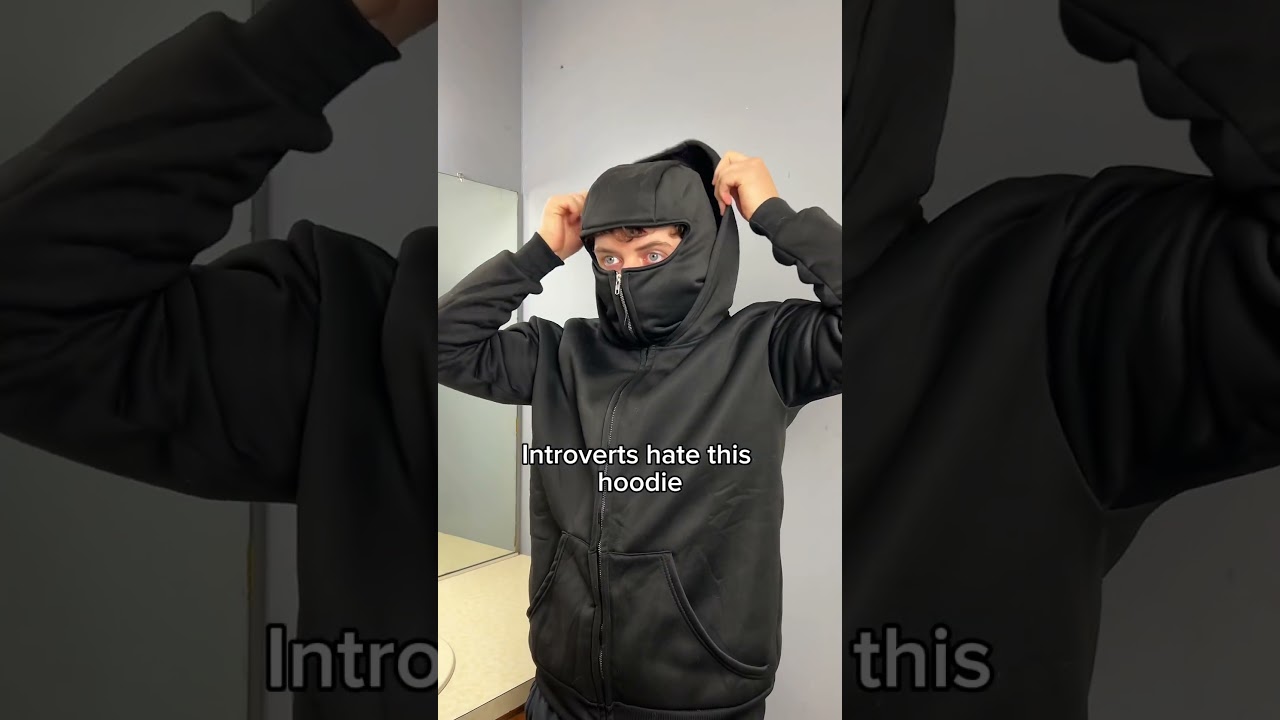 just kidding i love this hoodie as introvert!