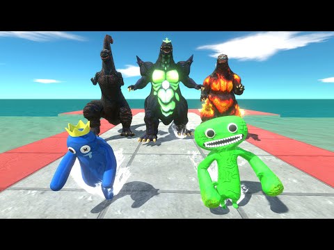 Escape Challenge - Run Away From Godzilla - Animal Revolt Battle Simulator