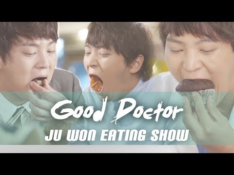 [Mukbang] "Good Doctor" Ju Won Eating Show (Kimbap, Pasta, Ramen)