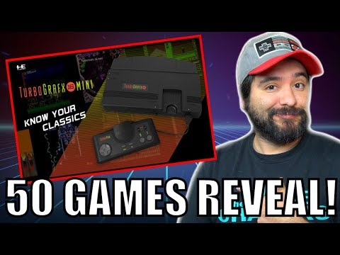 TurboGrafx-16 Mini: ALL 50 GAMES REVEALED! (Release Date!)