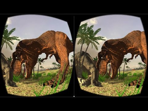 Dinosaurs VR Cardboard Jurassi Video