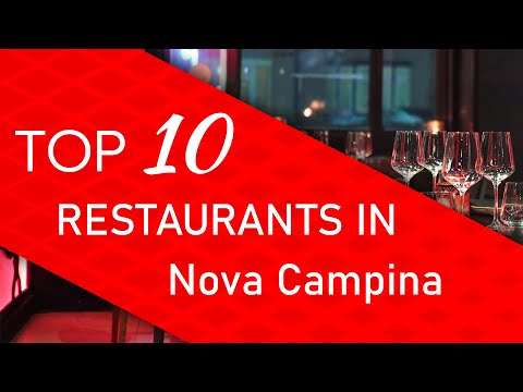 Top 10 best Restaurants in Nova Campina, Brazil