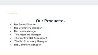 Funeral Home Software - Continental Computers